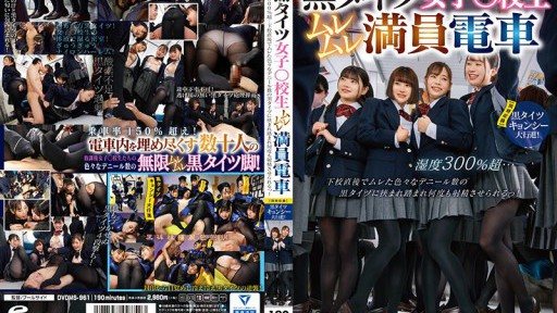 DVDMS-961 A school girl in black tights gets stuffy on a crowded train.The humidity is over 300%...Right after school, she gets stuffy in black tights of various deniers and is ste