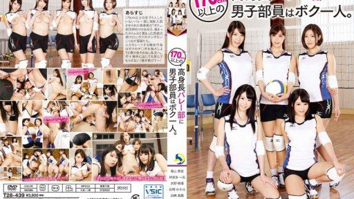 T28-439 I'm the only male member of the volleyball club, where everyone is over 170cm tall.